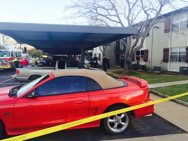 This is the apartment building where a resident died after an early Tuesday morning apartment fire.