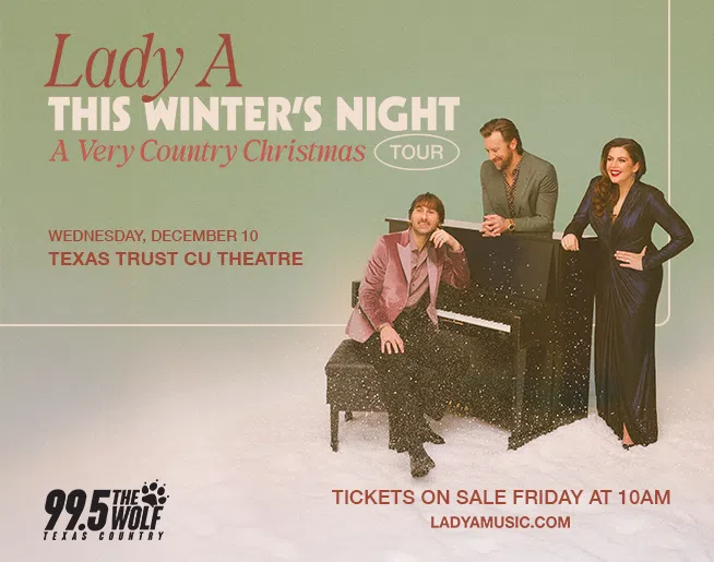 Feature: https://www.995thewolf.com/2025/08/11/win-your-way-into-lady-as-very-country-christmas/