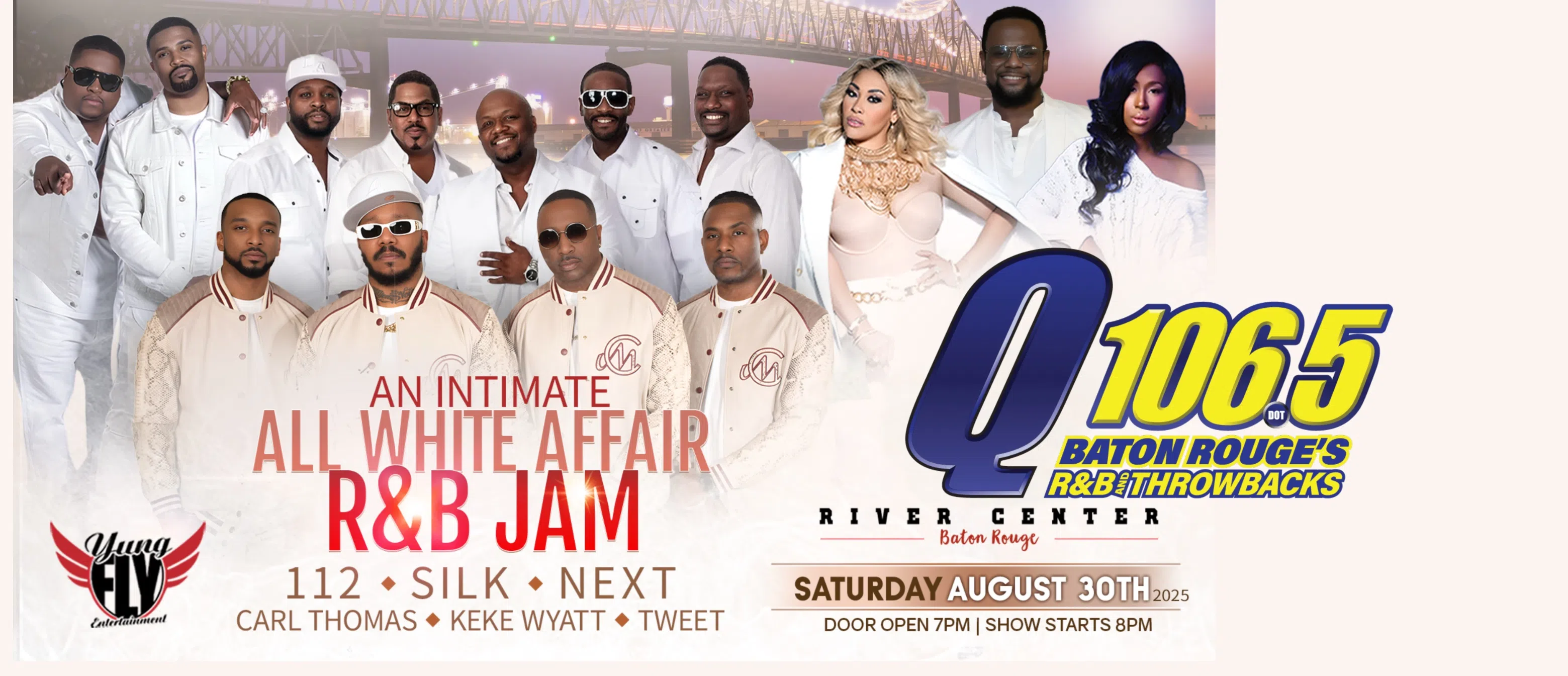 Feature: https://www.ticketmaster.com/an-all-white-affair-rb-jam-baton-rouge-louisiana-08-30-2025/event/1B0062B7DFC451E5?utm_medium=affiliate&irgwc=1&clickid=3UOyilwE7xycUOxyNfUnKQ%3A0UksQ%3AtWShybowM0&camefrom=CFC_BUYAT_4241810&impradid=4241810&REFERRAL_ID=tmfeedbuyat4241810&wt.mc_id=aff_BUYAT_4241810&utm_source=4241810-Simpleview&impradname=Simpleview&ircid=4272