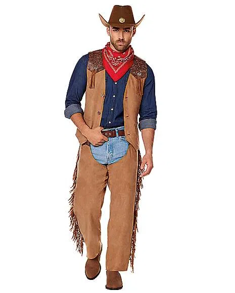 Adult Western Cowboy Chaps - Spirithalloween.com