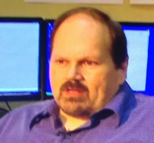 tipton in front of computer