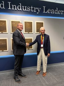 Induction-Ceremony_Bryon-Kelling-RESIZED Induction of Peterbilt Motors Company's founder, Theodore Alfred "Al" Peterman into the American Trucking and Industry Leader Hall of Fame