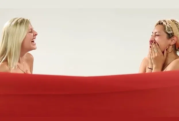 Buzzfeed video of girls seeing each other naked