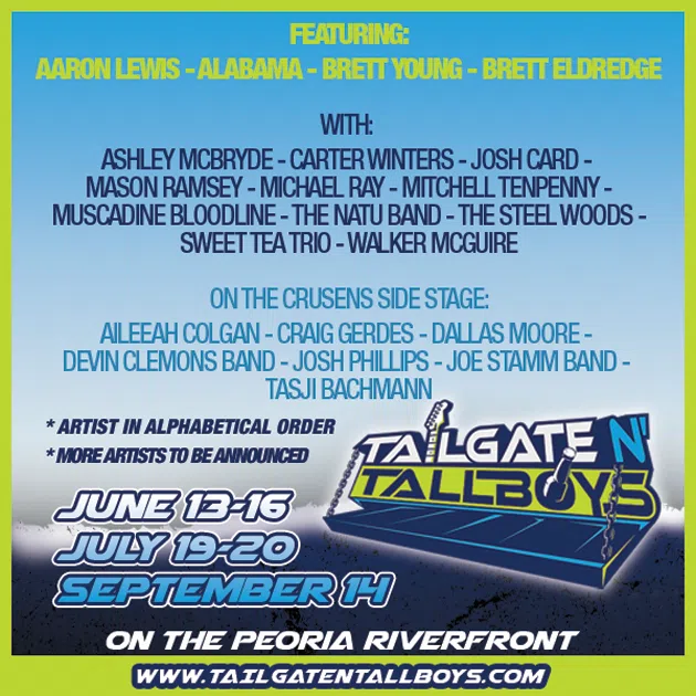 2019 Tailgate N Tallboys 1st Round of Performers Announced