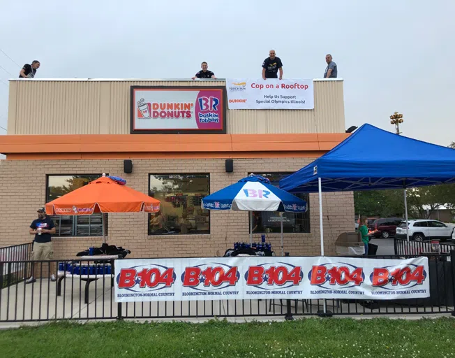2019 Bloomington Police Department Cop On Top for Special Olympics with B104