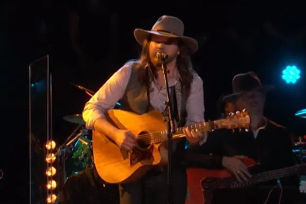 Adam Wakefield performs on The Voice From: NBC