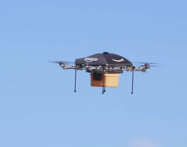 An Amazon drone