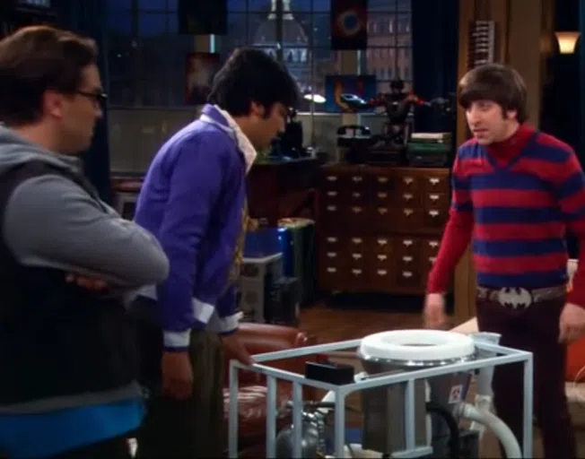 Screen shot from TV show 'The Big Bang Theory'