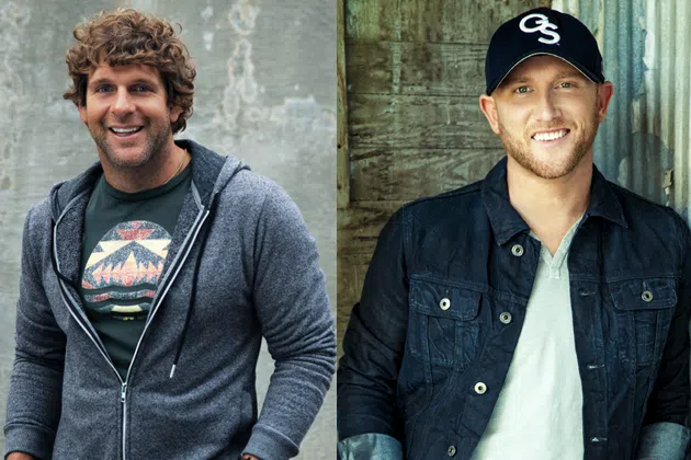 Billy Currington (L) and Cole Swindell (R)
