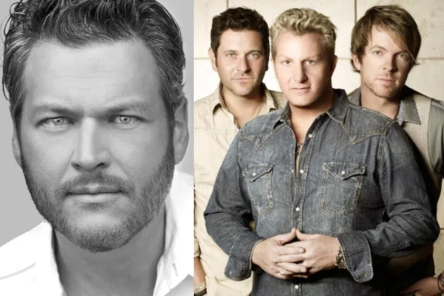 Blake Shelton and Rascal Flatts
