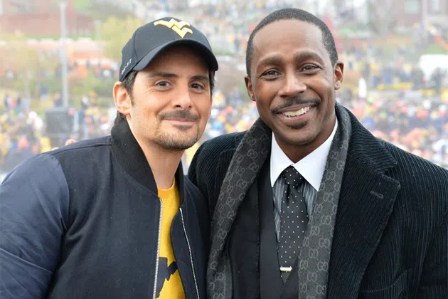 Brad Paisley and Desmond Howard