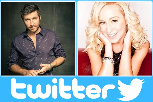 Brett Eldredge and Kellie Pickler twitter profile pictures