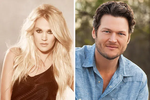 Carrie Underwood and Blake Shelton