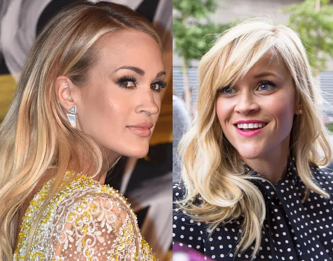 (L-R) Carrie Underwood and Reese Witherspoon