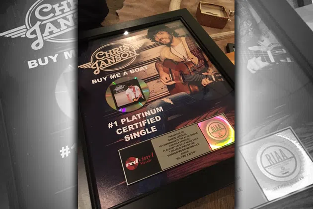 Chris Janson #1 Platinum Plaque