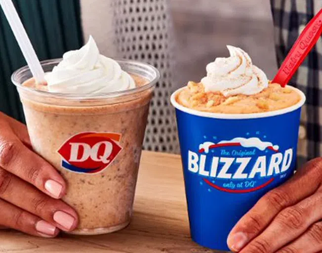 DQ Pumpkin Cookie Butter Shake and Pumpkin Pie Blizzard