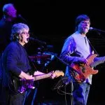 Randy Owen, Teddy Gentry and members of the Alabama Band on stage