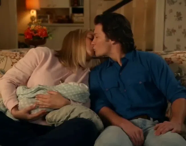 Emily Osment as "Mandy McAllister" and Montana Jordan as "Georgie Cooper" in 'Young Sheldon'