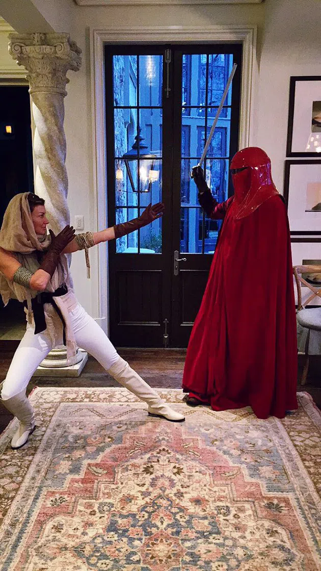Faith Hill and Tim McGraw in Star Wars costumes