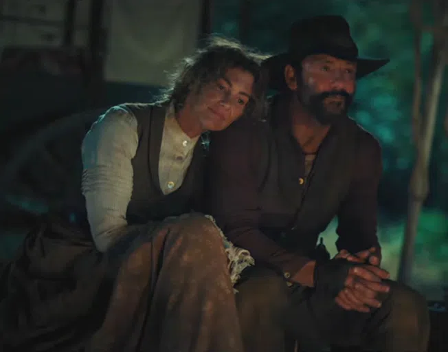 Faith Hill and Tim McGraw as "Margaret & James Dutton" in '1883' TV series