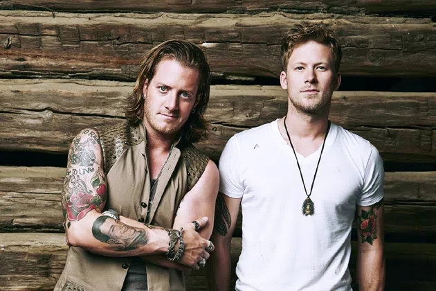 Florida Georgia Line's (L) Tyler Hubbard and (R) Brian Kelley