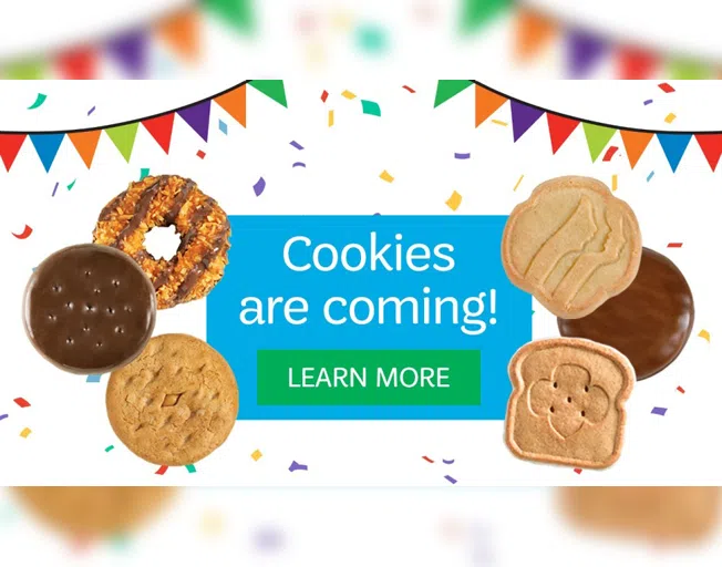 Girl Scout Cookies are coming