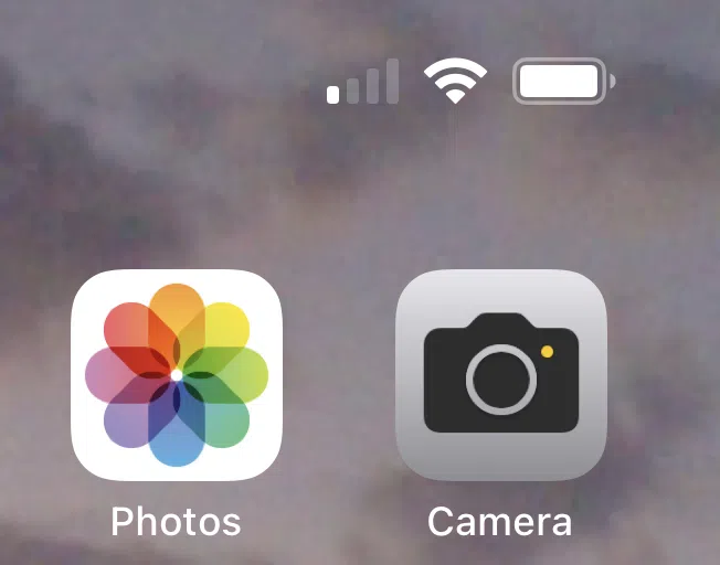 Icons on an iPhone screen