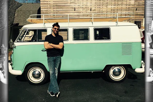 Jake Owen and his VW Love Bus