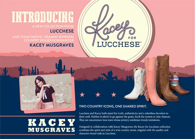 Kacey Musgraves Lucchese boot line