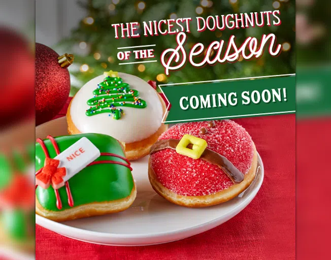 Krispy Kreme holiday doughnuts