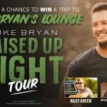 Listen for your chance to win a trip to Luke Bryan's Lounge!