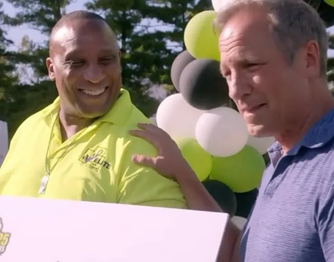Mike Rowe Surprises Carl Cannon