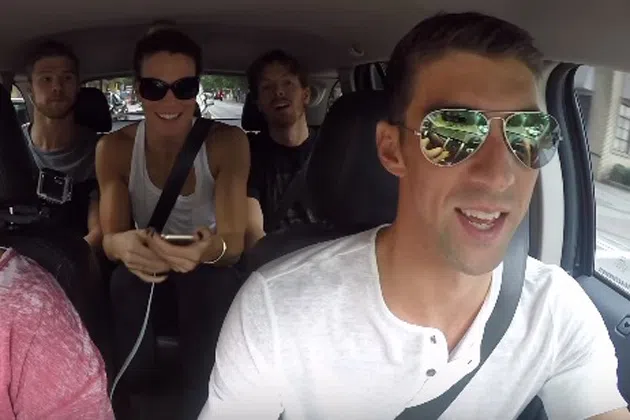 Olympic Swim Team Carpool Karaoke