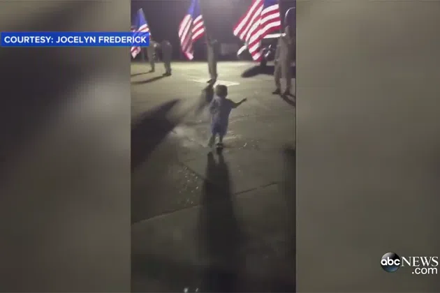 Patriotic 2-year-old Viral Video