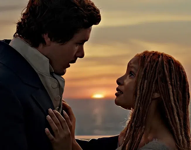 Prince Eric and Ariel in 'The Little Mermaid'