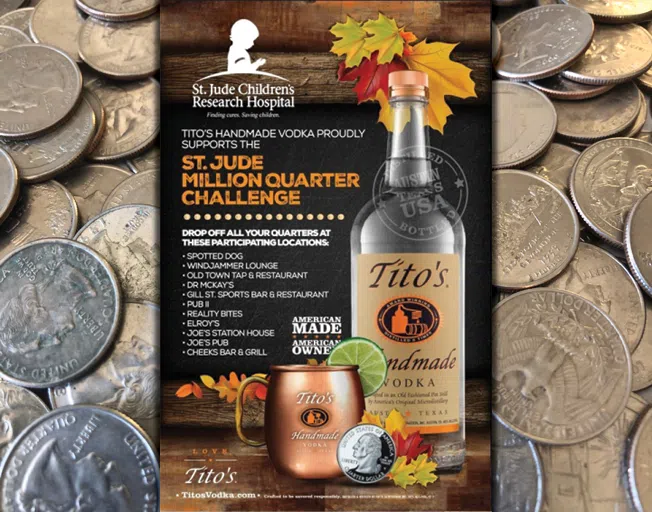 Help B104 and St. Jude Reach the Million Quarter Challenge!