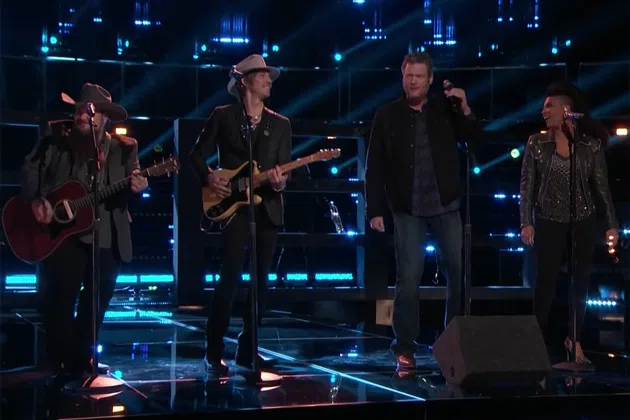 Sundance Head, Austin Allsup, Blake Shelton and Courtney Harrell