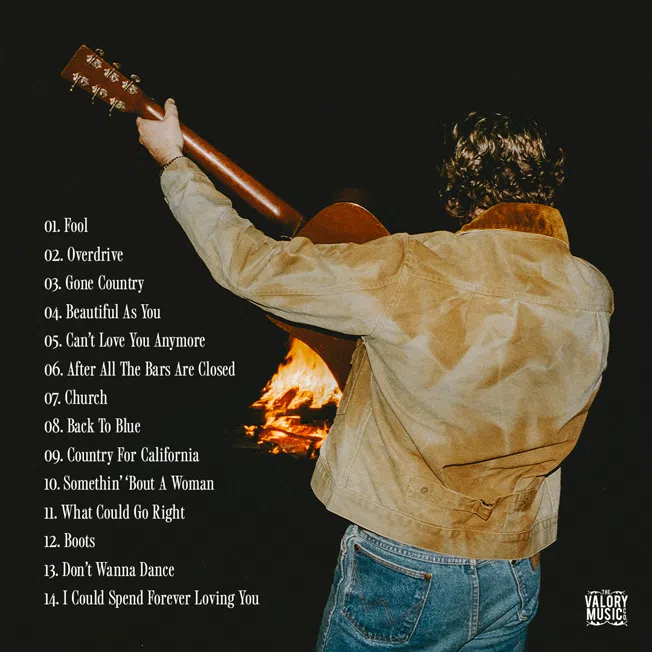 Thomas Rhett 'About A Woman' tracklist:01. Fool02. Overdrive03. Gone Country04. Beautiful as You05. Can’t Love You Anymore06. After All The Bars Are Closed07. Church08. Back to Blue09. Country for California10. Somethin’ ‘Bout a Woman11. What Could Go Right12. Boots13. Don’t Wanna Dance14. I Could Spend Forever Loving You
