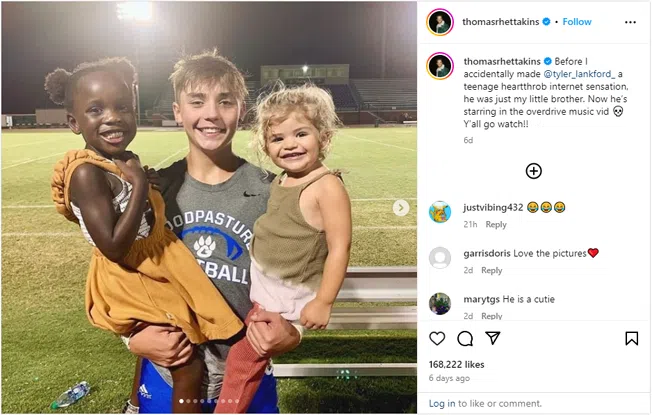 Thomas Rhett Instagram post