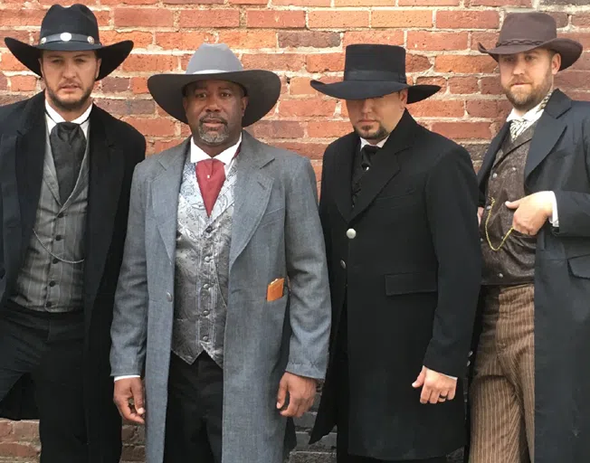 The Troublemakers (L-R) Luke Bryan, Darius Rucker, Jason Aldean and Charles Kelley