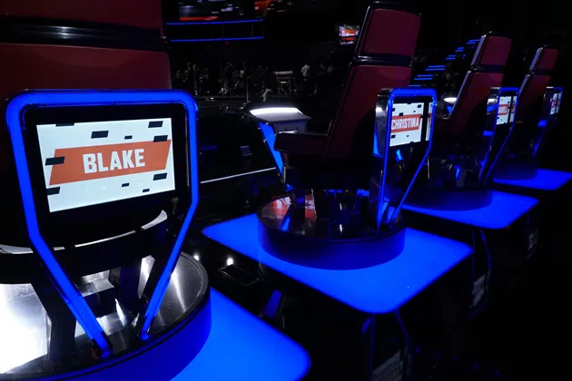 Coach's chairs on The Voice