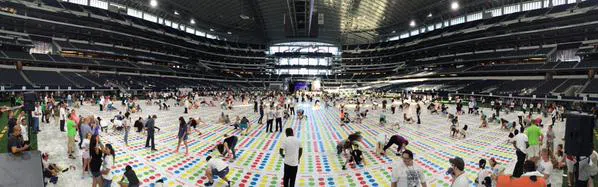 World Record Twister game