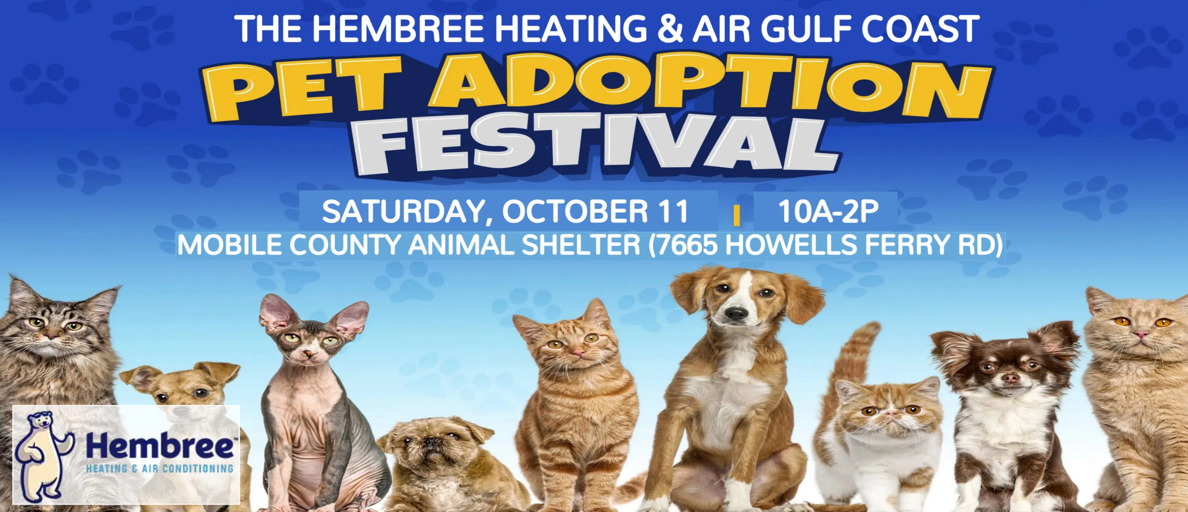 Feature: https://www.1041wdlt.com/the-hembree-heating-air-gulf-coast-pet-adoption-festival/