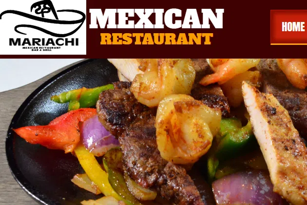 Mariachi Website Screen Shot