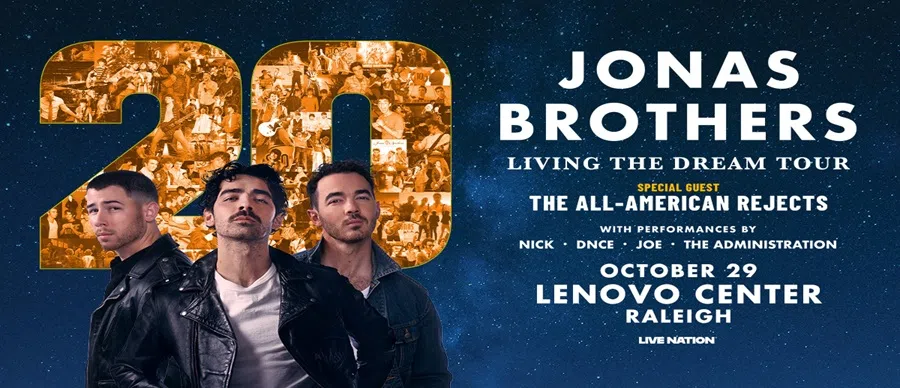 Win Tickets to see The Jonas Brothers in Raleigh