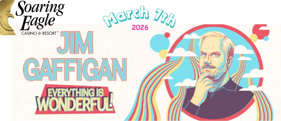 Feature: https://www.soaringeaglecasino.com/shows/2026/03/Jim-Gaffigan.html