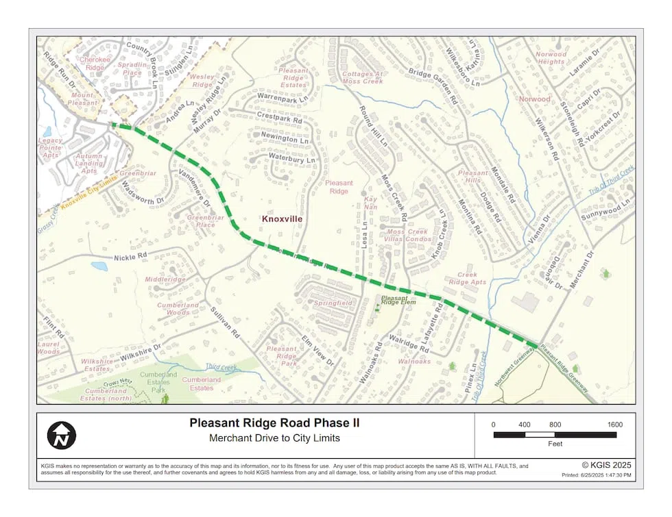Pleasant Ridge Road Phase II Project