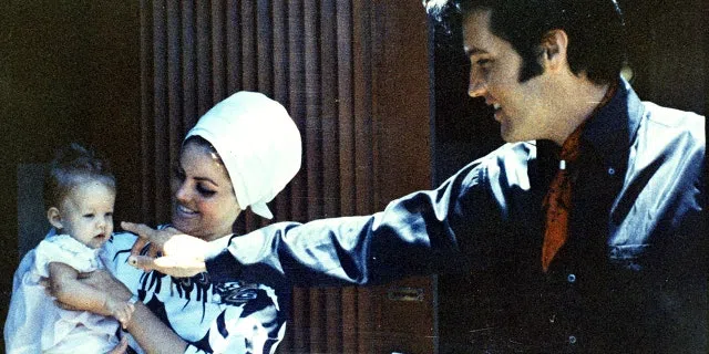 Lisa Marie Presley, Priscilla Presley & Elvis Presley