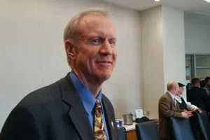 Gov. Bruce Rauner has restored $26 million in cuts to social service and other agencies. (Photo by Adam Studzinski/WJBC)