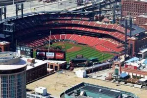 The St. Louis Cardinals play the Philadelphia Phillies at Busch Stadium today. (Photo courtesy Charles Barillea/flickr)